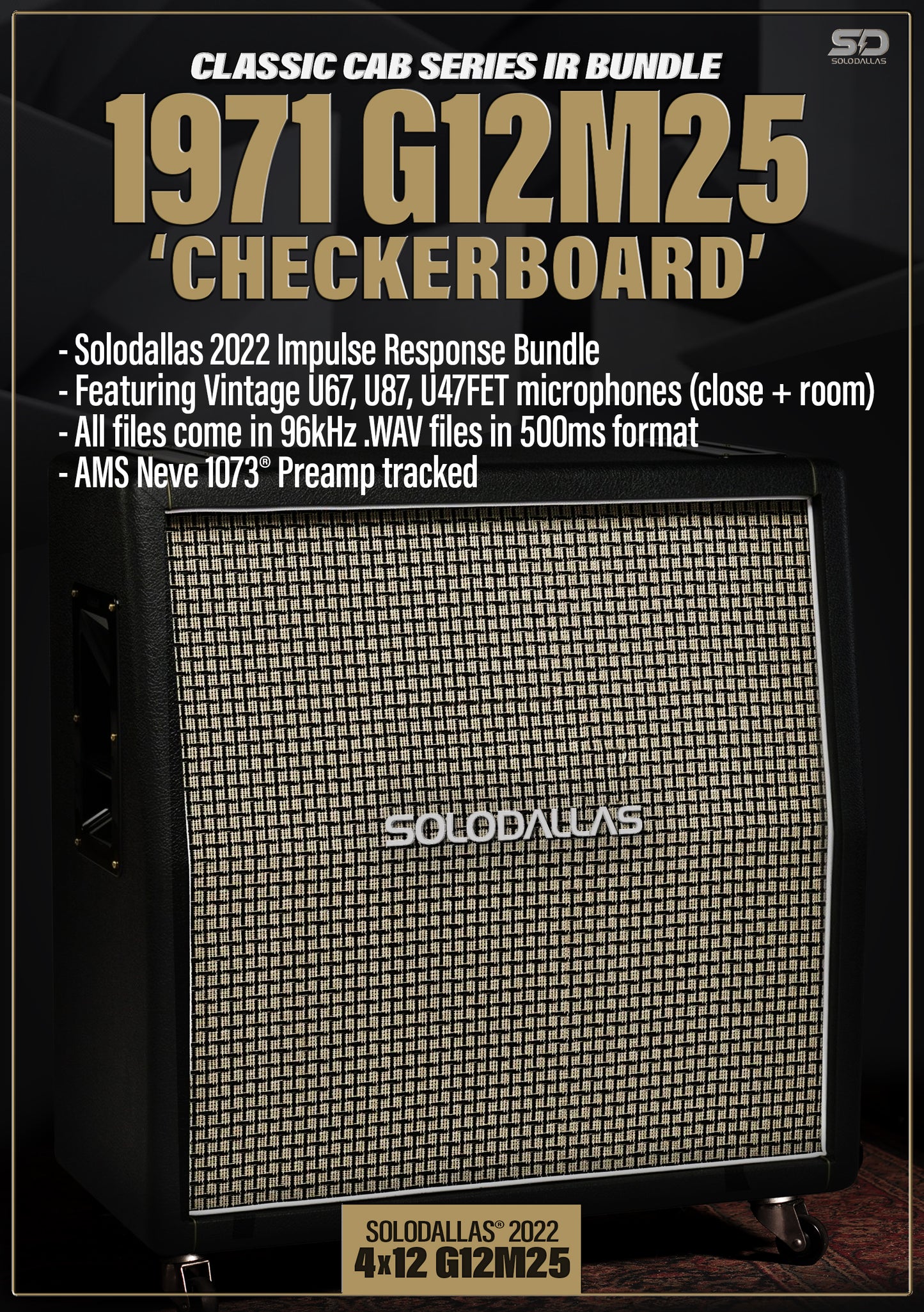 Solodallas® 1971 "Checkerboard" G12M25 Impulse Response Bundle